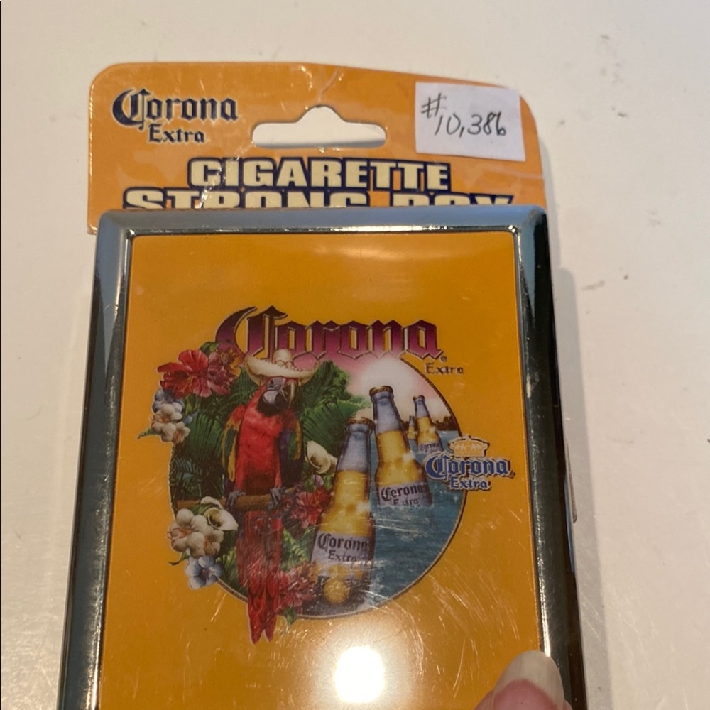 NWT & Vintage Coronavirus Stainless Steel Cigarette Strong Box